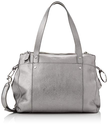 Shshoppm Shop2m, Women’s Shoulder Bag, Silver (Silber (Silber (Iron Silver))), 12.0×33.0x25.0 cm (B x H T)