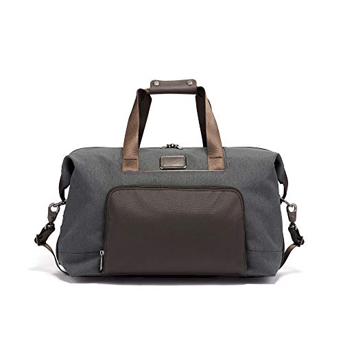 TUMI – Alpha 3 Double Expansion Travel Satchel – Duffle Bag for Men and Women – Anthracite