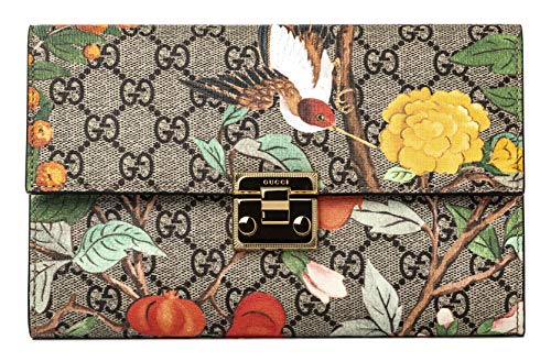 Gucci GG Tian CLUTCH Bag Flowers Hummingbird Bird Signature Box New