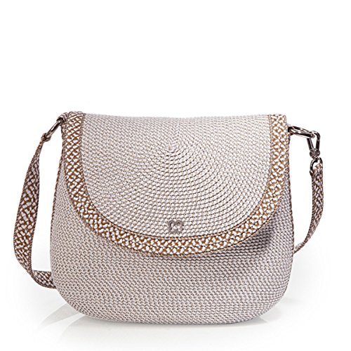 Eric Javits Luxury Fashion Designer Women’s Handbag – Squishee Demi Pouch – Ice