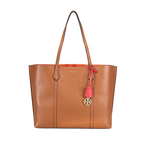 Tory Burch Perry Unisex Medium Brown Leather Tote Bag 53245-905