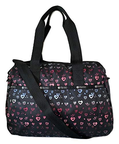 LeSportsac Heart Beat Harper Convertible Crossbody & Top Handle Tote Handbag/Carry-on, Style 3356/Color D995