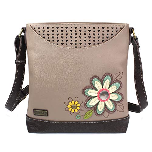 Chala Handbags Daisy Sweet Messenger Bag Purse, Flower Lover