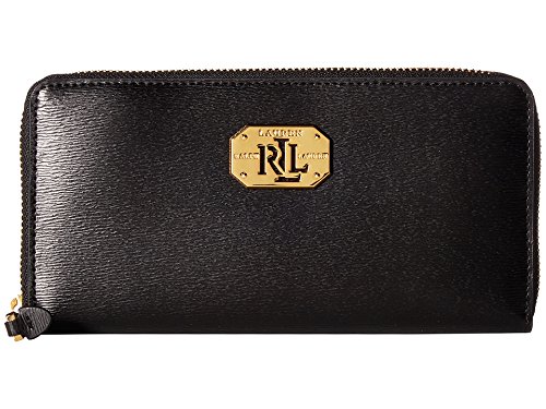 RALPH LAUREN Women’s Newbury LRL Zip Wallet Black One Size