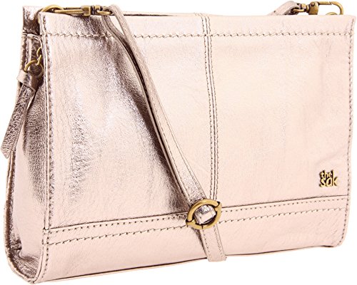 The SAK Iris Demi Clutch Handbag,Pyrite Metallic,One Size
