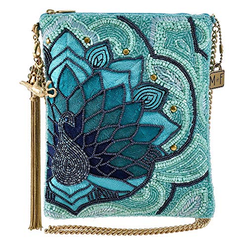 MARY FRANCES Palace Peacock, Disney Live Action Aladdin Beaded Crossbody Handbag