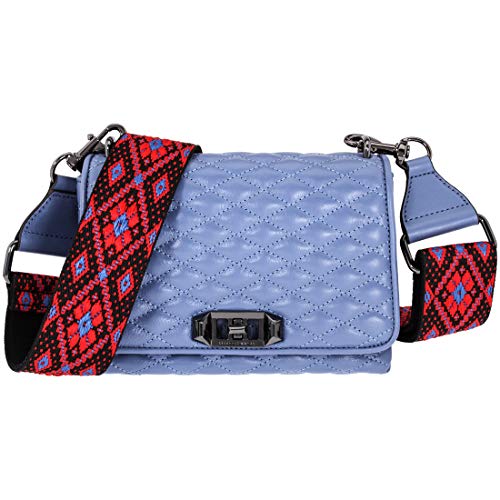 Rebecca Minkoff Soft Love Ladies Small Blue Leather Crossbody Bag HU17GSFX44-454