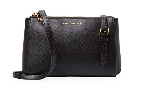 Marc Jacobs Leather Crossbody Bag (Black)