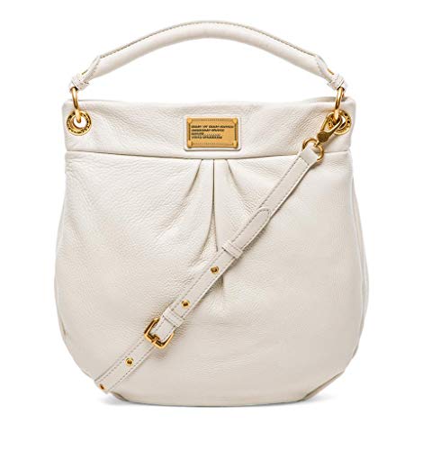 Marc Jacobs Classic Q Hillier Hobo Bag in White Birch