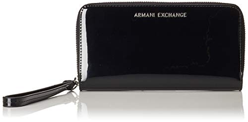 A|X Armani Exchange Women’s Round Zip Wrislet, nero – black 253