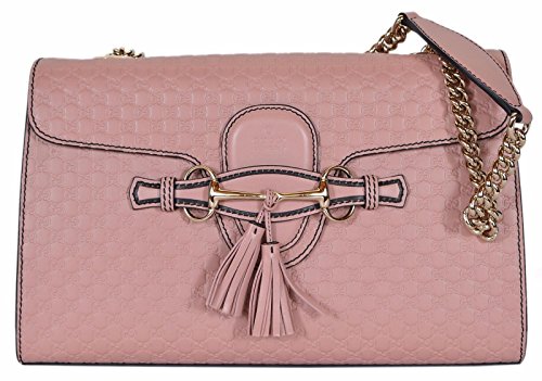 Gucci Women’s Micro GG Guccissima Leather Emily Purse Handbag (449635/Soft Pink)