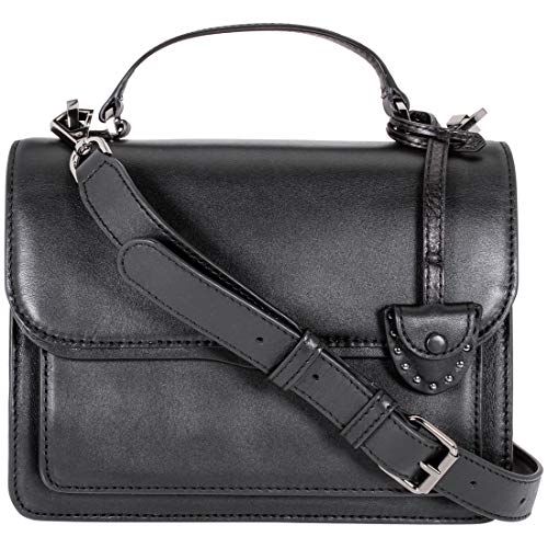 Rebecca Minkoff Top Handle Ladies Small Black Leather Crossbody Bag HF17GCZD22-001