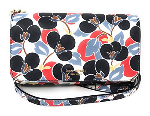 Kate Spade New York Camron Small Flap Leather Crossbody Bag in Breezy Flower Multicoloured