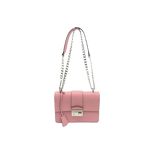 Prada Women’s Petal Pink Saffiano Leather Cross Body Handbag 1BD034