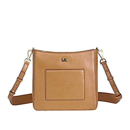 Michael Kors Gloria Leather Messenger Bag- Acorn