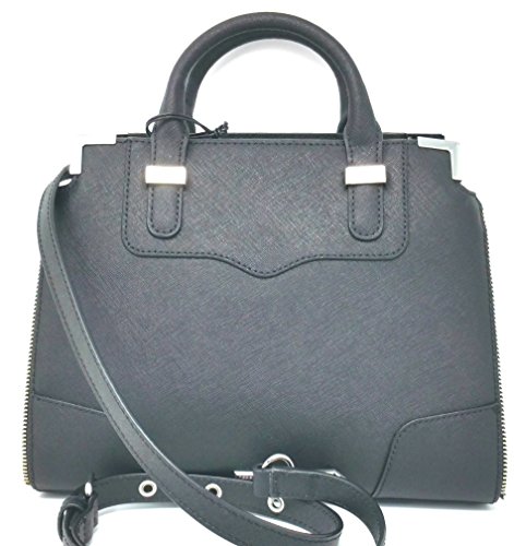 REBECCA MINKOFF Small Amorous Black Leather Satchel Bag NWT