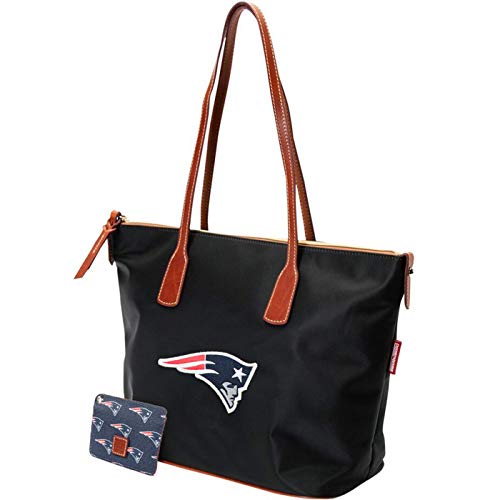 New England Patriots Dooney & Bourke Camden Sport Tote Bag Black