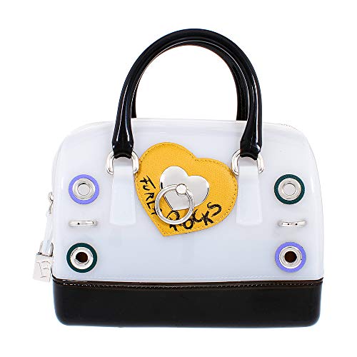 Furla Candy Ladies Small White PVC Tote Handbag 977185