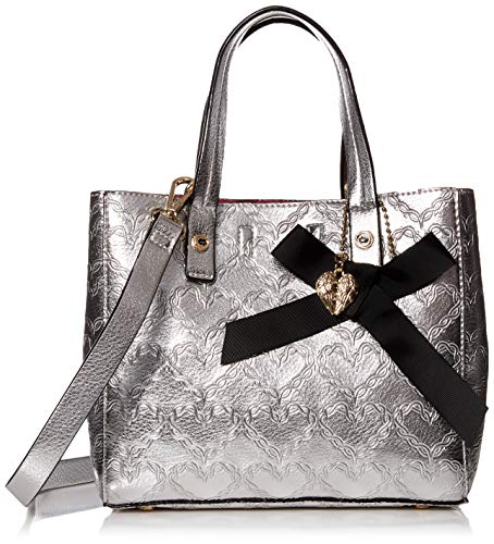Betsey Johnson Shop Around The Clock Tote, Silver