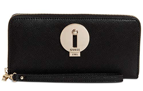 GUESS Women’s Augustina Zip Around Wallet Clutch Bag + Gift Box