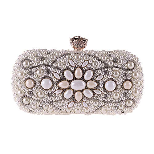 DHUYUN Evening Bag Women Clutches Evening Bags Handbags Wedding Clutch Purse with Detachable Chain Strap Easy to Clean