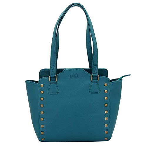 Lapis O Lupo Aqua Blue Women’s Handbag (Tourquise) Multi-functional pocket design