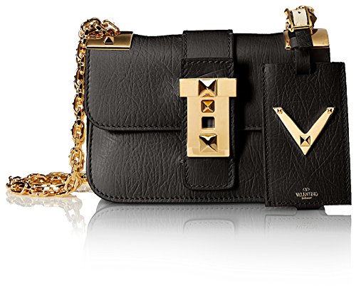 Valentino Women’s Chain Shoulder Strap Bag, Black