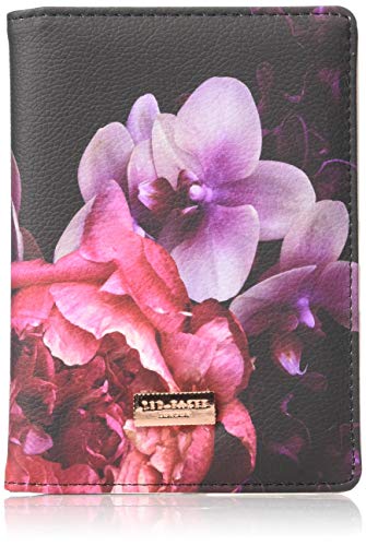 Ted Baker ATED398 Splendor Pink Floral Luxury Faux Leather Travel Document and Passport Holder, Multi